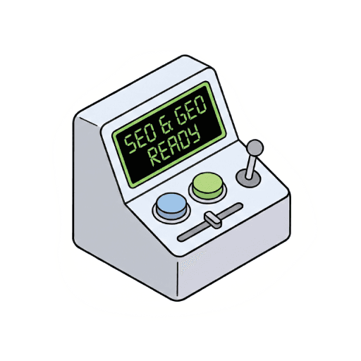 Illustration of a team ready for SEO and GEO